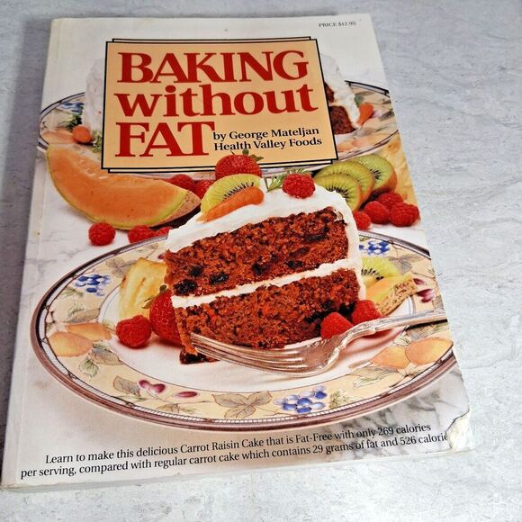 BAKING WITHOUT FAT - George Mateljan - Health Valley Foods 1993 - Picture 1 of 13